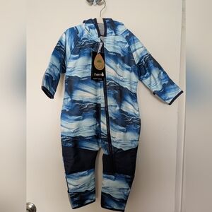 NWT Therm fleece lined waterproof suit 18-24mo
